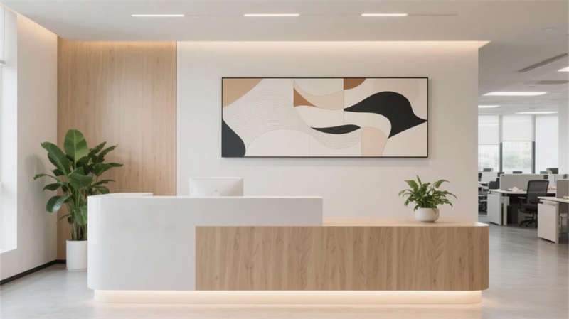 高效人性化布局, 蕪湖現代簡約辦公室裝修設計效果圖欣賞