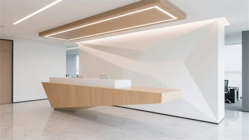 光影律動，4000平現代簡約滁州辦公室裝修設計效果圖