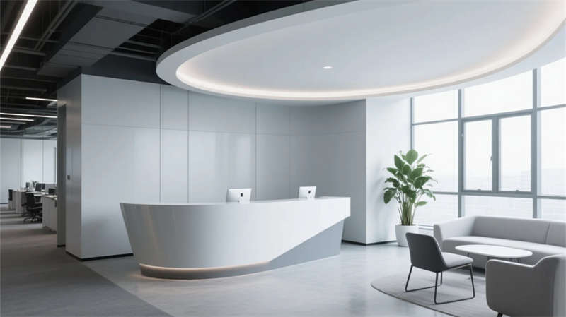 靈活創新, 滁州4000平辦公室裝修設計效果圖欣賞