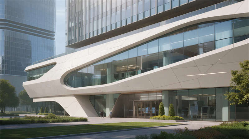 蚌埠6000平辦公樓現代簡約風格裝修設計效果圖