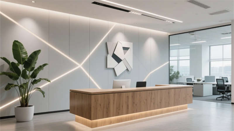 智慧融合，滁州現代簡約辦公室裝修效果圖