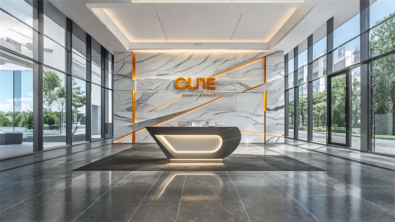 合肥1800平辦公室裝修設計效果圖欣賞