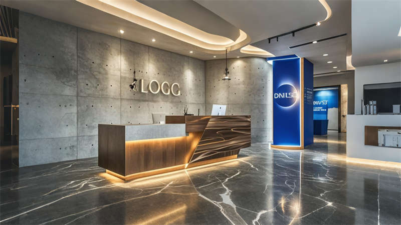 合肥1500平辦公室裝修設計效果圖欣賞