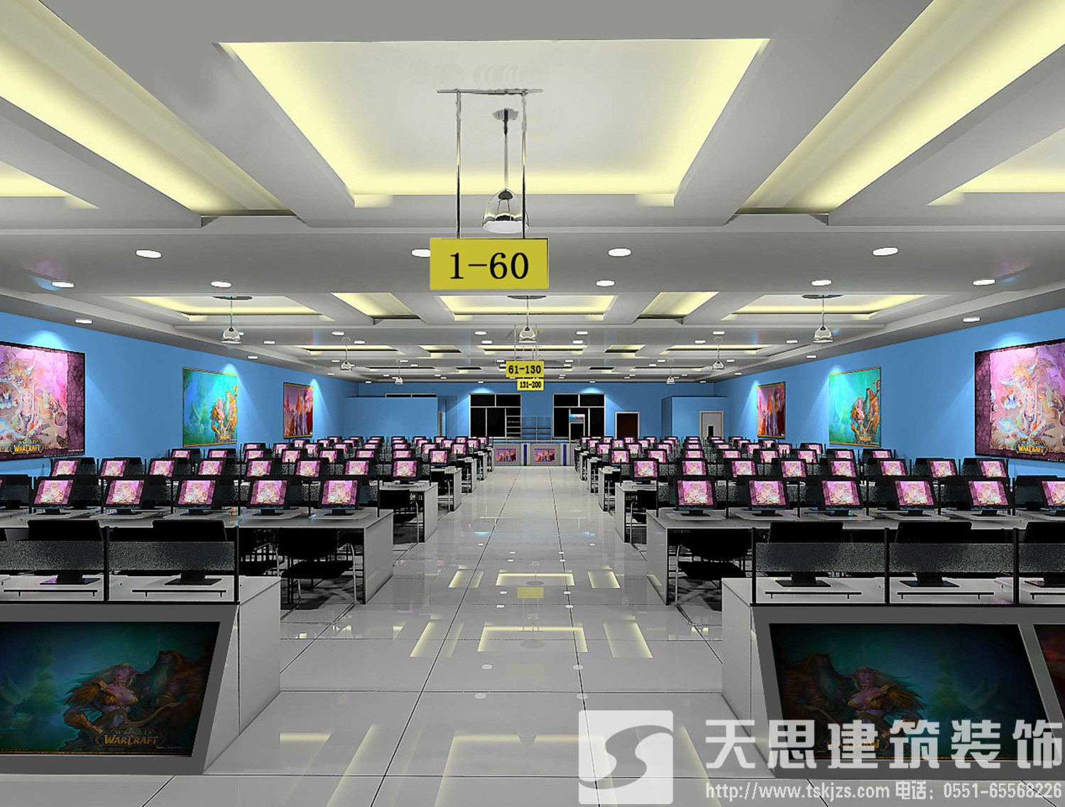 網(wǎng)吧裝修營造休閑娛樂好場(chǎng)所