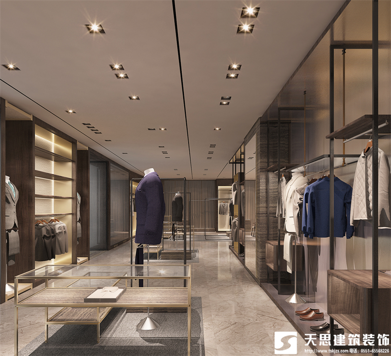 男裝店裝修設計風格，男裝店裝修，男裝店設計