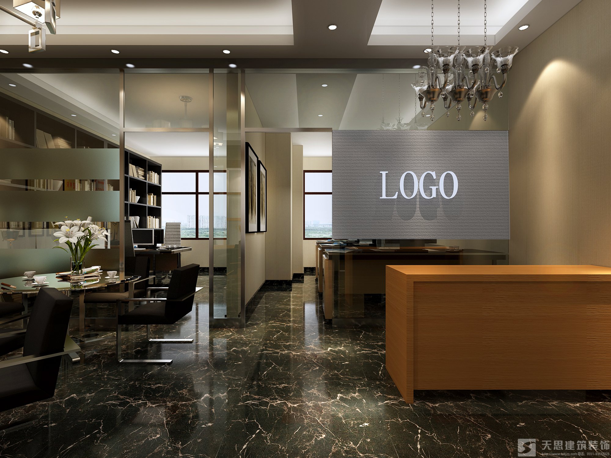 留白在<a href=http://m.shchache.com/ target=_blank class=infotextkey>合肥辦公室裝修</a>設(shè)計(jì)中的運(yùn)用